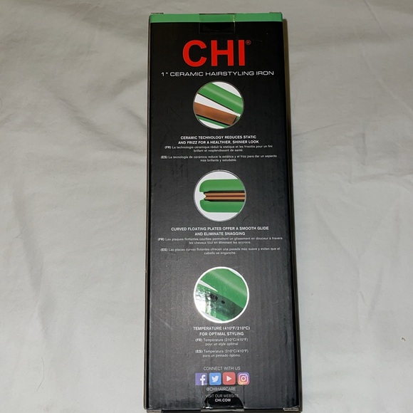 CHI Lime To Wow Ceramic 1” Hairstyling Iron - Picture 3 of 7